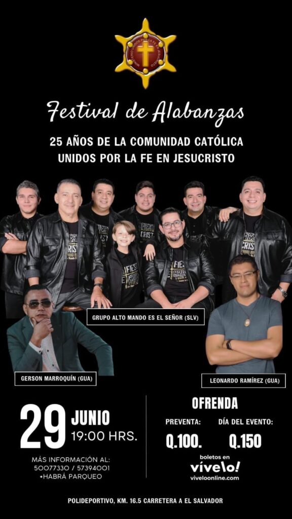 Festival de Alabanzas: Celebrando 25 Años de la Comunidad Católica Unidos Por la Fe 3 festival de alabanzas highlight